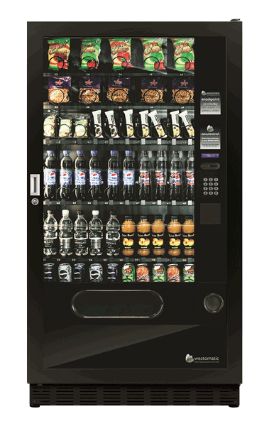 Large snack, crisp and drink vending machine