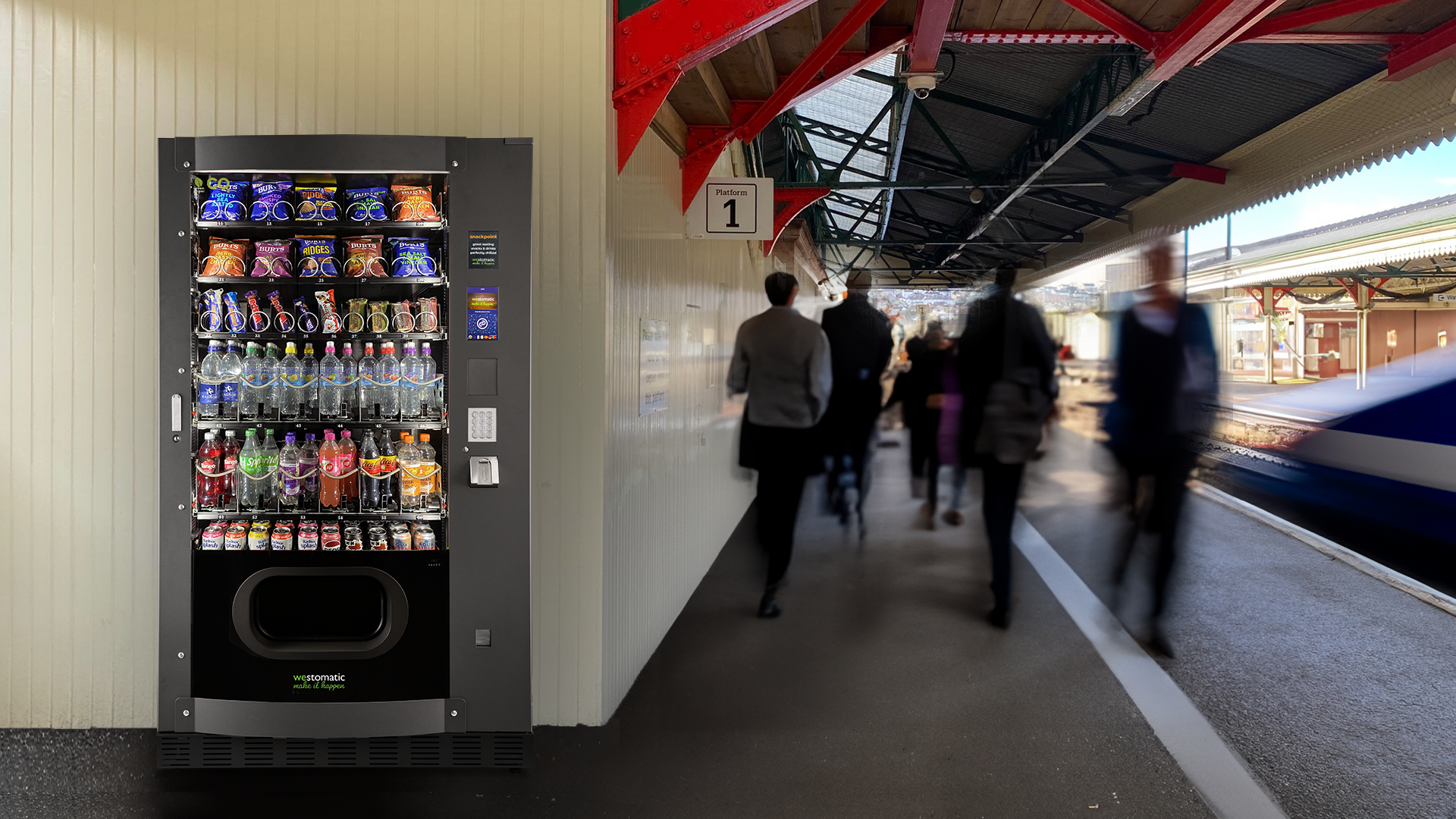 vending machines at train stations