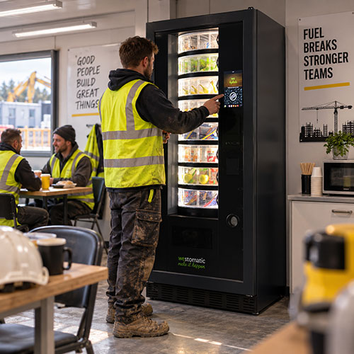 easy 6000 in a construction site canteen
